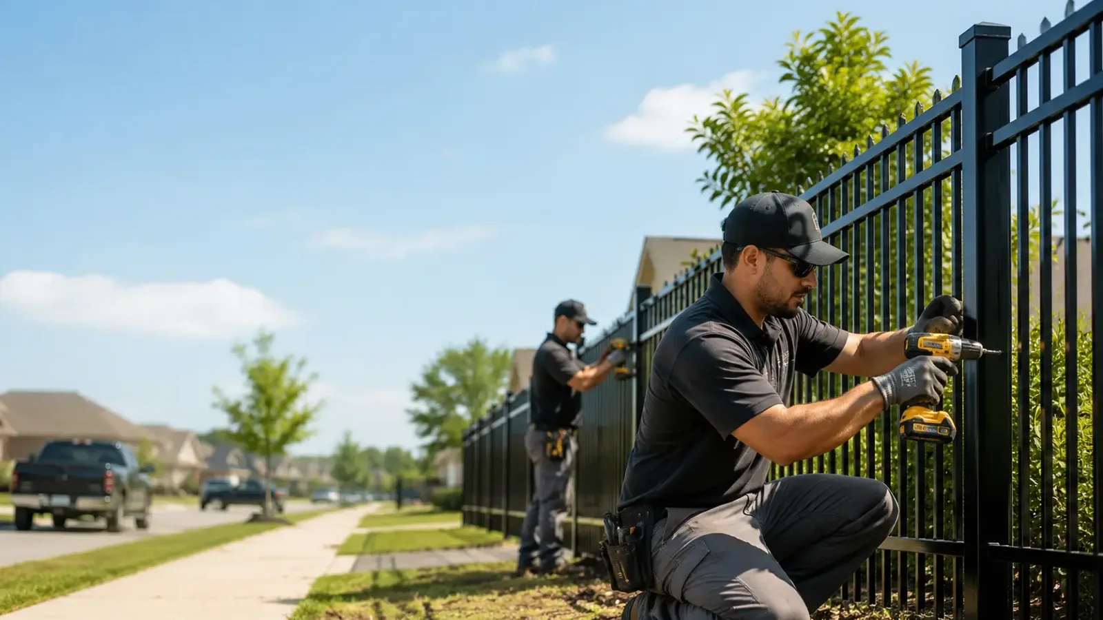 Metal Fence Installation in Alleman, IA